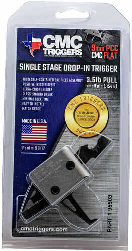 CMC Triggers 95503 PCC Single Stage Flat Bow AR-15/AR-10